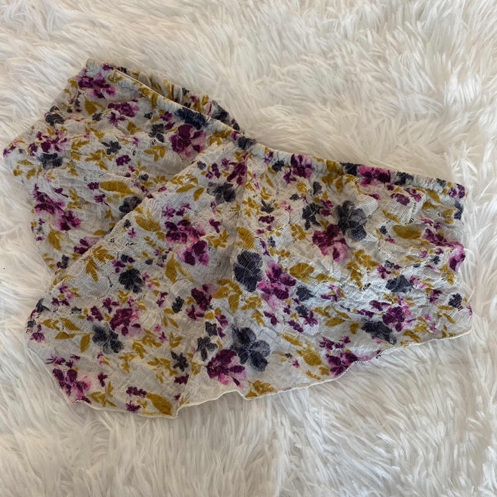Free people floral bandana bandeau top size: XS